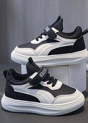 Кроссовки 95, р.26,27,28,29,31,34,35, черный/белый