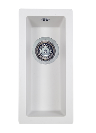 Мийка кухонна гранітна perfelli esto pge 10-22 white