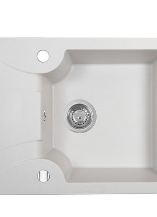 Мийка кухонна гранітна perfelli felicita pgf 134-60 white