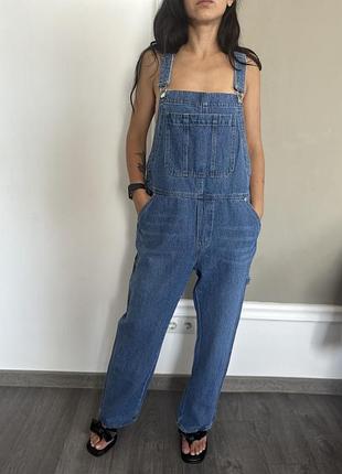 Джинсовий комбінезон h&m m/l(нюанс)