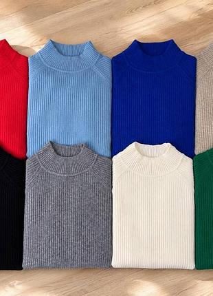 Свитер машинная вязка. 70 cotton, 25 viscoea, 5 elastine. качество люкс