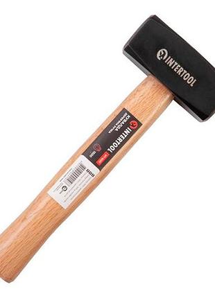 Кувалда intertool 1500г ручка дерево (ht-0221)
