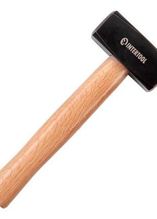 Кувалда intertool 1500г ручка дерево (ht-0221) 2