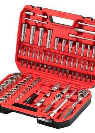 Набор инструмента intertool 1/4" x 1/2" x 94ед red (et-9094)