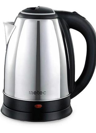 Электрочайник нержавеющий metec 1.8л (700001)