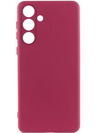 Чехол silicone cover ummi lakshmi full camera (aa) для samsung galaxy a36 5g бордовый / marsala