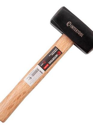 Кувалда intertool 2000г ручка дерево (ht-0222)
