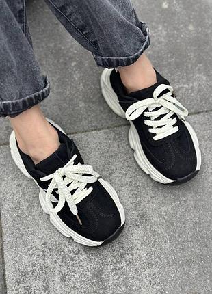 Кроссовки 189, р.34,35,36,37, черный