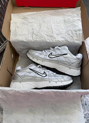 Nike p-6000 silver white