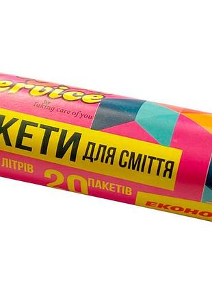 Пакет для сміття 600х800мм 60л (20шт) (114497)