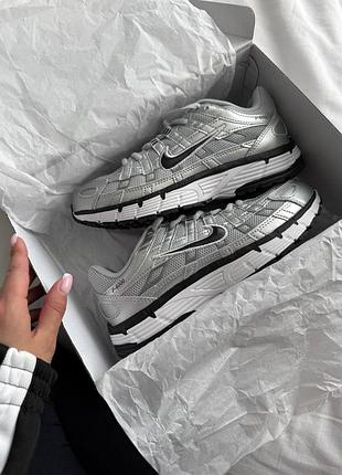 Nike p-6000 silver black