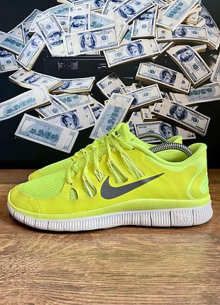 Кросівки, nike free 5.0 , жіночі, підходять до бігу , або до спорт залу, колір зелений, розмір 40 , розмір устілки 25.5