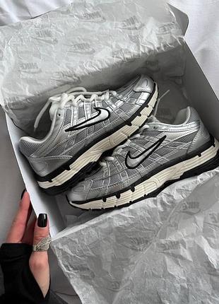 Nike p-6000 silver metallic