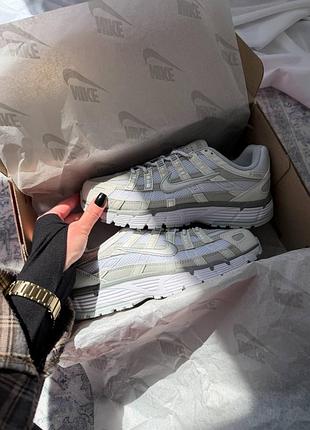 Nike p-6000 white grey 2