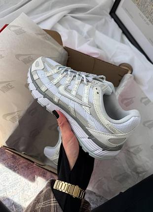 Nike p-6000 white grey 4