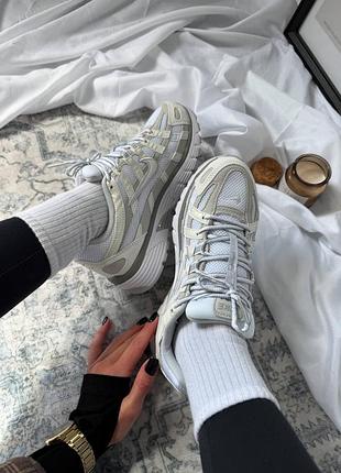 Nike p-6000 white grey 6