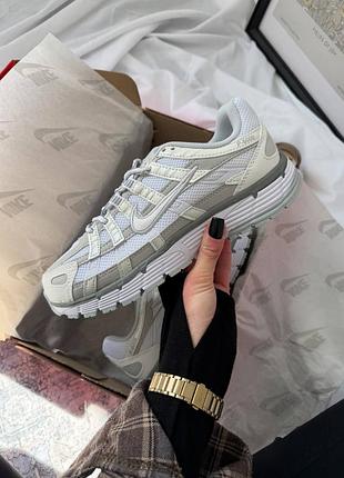 Nike p-6000 white grey 3