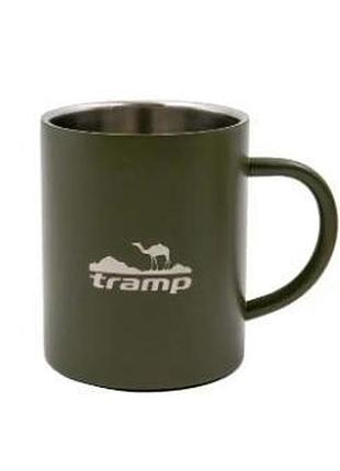 Термокухоль tramp 400 мл utrc-010 метал,олива