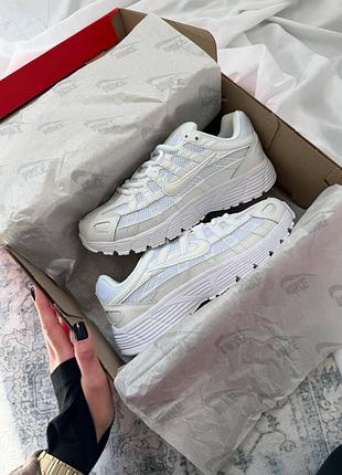 Nike p-6000 triple white
