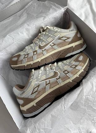 Nike p-6000 brown white