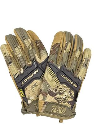 Рукавички тактичні mechanix m-pact мультикам