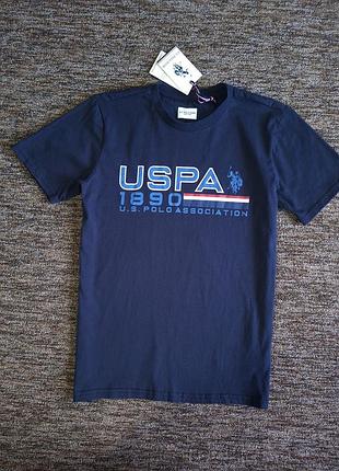 Котонова футболка u.s. polo assn вказан вік 12-13 років.