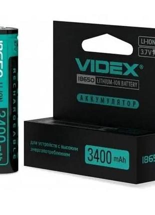 Акумулятор videx 18650 3400