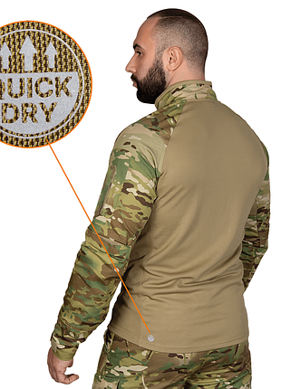 Боевая рубашка raid multicam/tan l 3