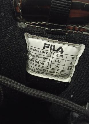 Кроссовки fila disruptor gun metal размер 39 (25 см.)7 фото