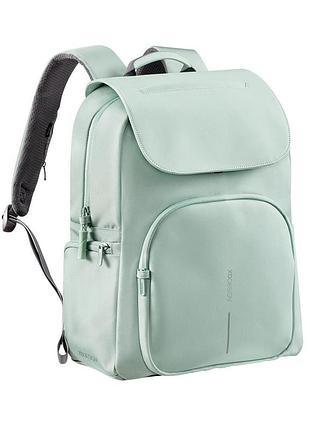 Рюкзак "soft daypack" захист від крадіжок, порізів, зелений