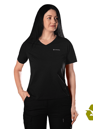 Футболка pani totem logo v-neck чорна