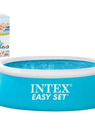 Надувной бассейн intex 28101 easy set 183×51 см, для всей семьи
