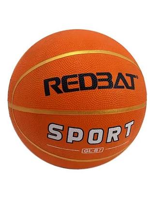 Баскетбольний м’яч redbat №7, 7–9 lbs, помаранчевий (gl-87) для вулиці та залу