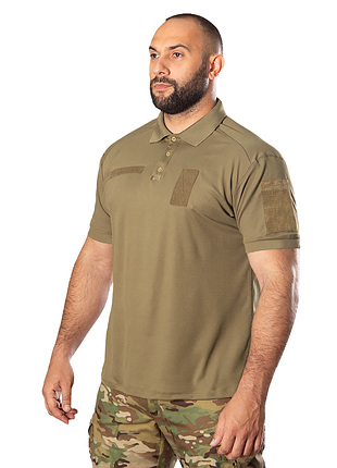 Поло army id 2.0 coolpass pique lt tan