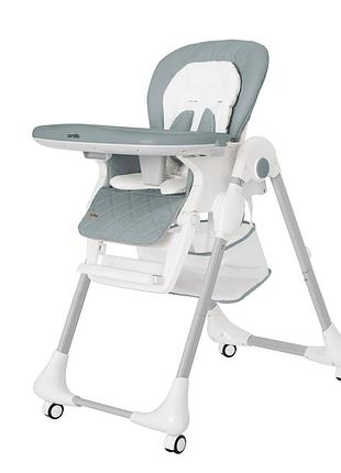 Стульчик для кормления carrello toffee crl-9502/3 cloud grey | регулируемый стул-трансформер для детей