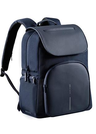 Рюкзак "soft daypack" захист від крадіжок, порізів, синій