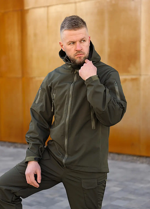 Куртка soft shell олива 50