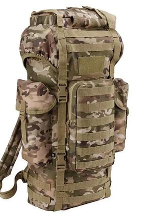 Баул brandit kampfrucksack molle, тактический рюкзак 65 л мультикам, военный