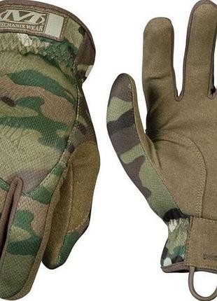 Тактичні рукавиці mechanix anti-static fastfit glpves multicam