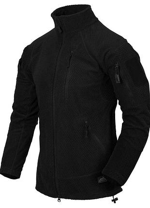 Флісова кофта helikon alpha tactical - black l