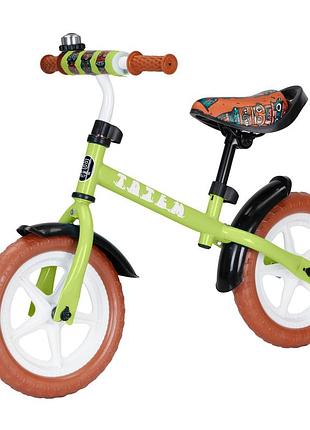Біговел balance tilly 12 totem t-212530 khaki колеса 12" eva сталева рама