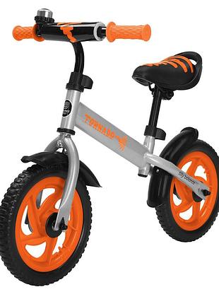 Біговел tilly tornado t-21255 orange колеса 12" eva сталева рама