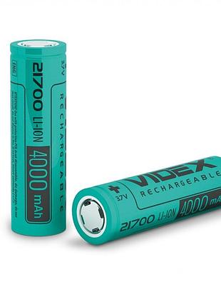Акумулятор videx li-ion 21700 (без захисту) 4000mah
