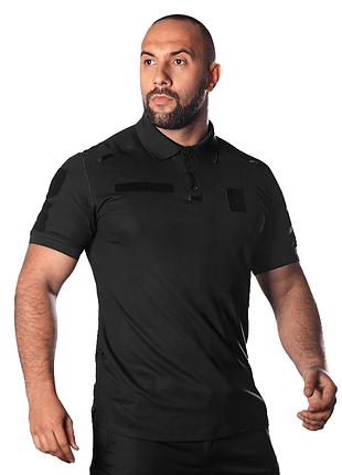 Поло army id 2.0 coolpass pique lt чорне