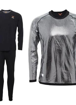 Комплект чоловічої термобілизни remington thermal reflective (чорний) s