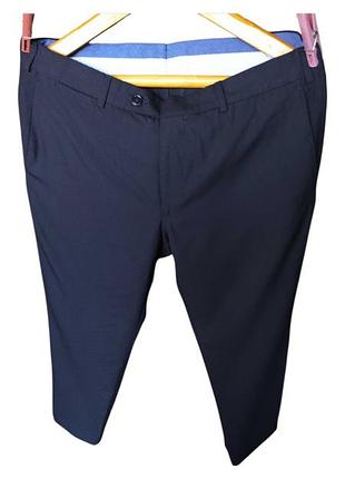 Брюки massimo dutti wool trousers italy dark navy