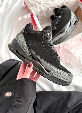 Nike air jordan 3 black cat