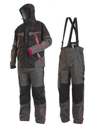 Костюм туристичний для рибалки мембранний norfin pro dry gray 2 12000mm