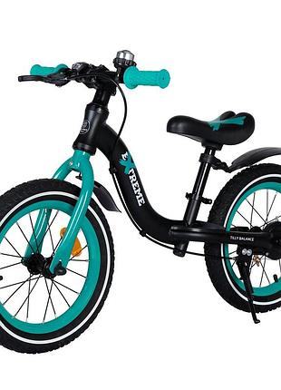 Біговел tilly extreme 14 t-212524 azure колеса 14" надувні алюмінієва рама