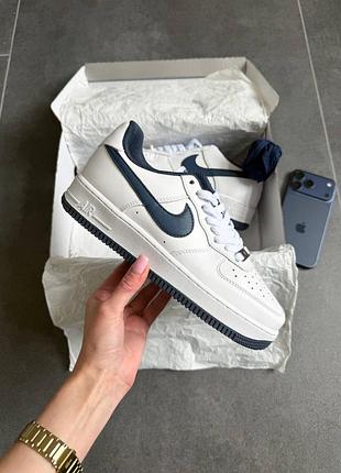Air force 1 low white navy blue